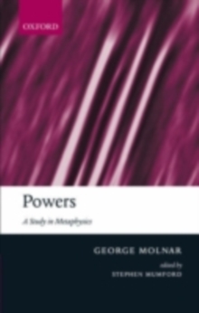 Powers : A Study in Metaphysics