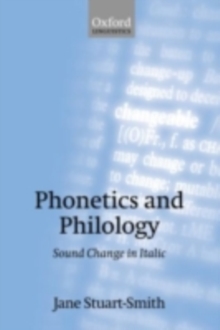 Phonetics and Philology : Sound Change in Italic