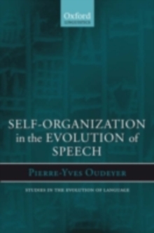 Self-Organization in the Evolution of Speech