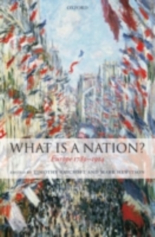 What Is a Nation? : Europe 1789-1914