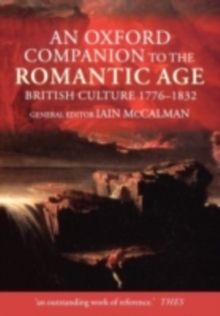 An Oxford Companion to the Romantic Age : British Culture, 1776-1832