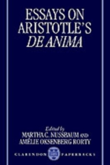 Essays on Aristotle's De Anima