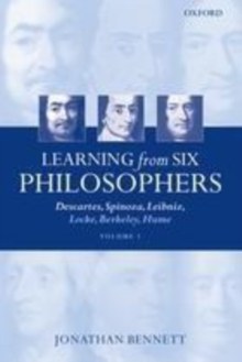 Learning from Six Philosophers, Volume 1