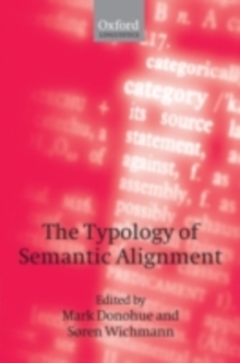 The Typology of Semantic Alignment