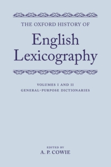 The Oxford History of English Lexicography