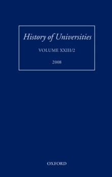 History of Universities : Volume XXIII/2