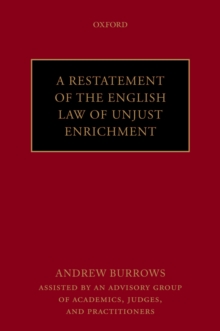 A Restatement of the English Law of Unjust Enrichment