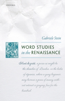 Word Studies in the Renaissance