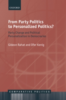 From Party Politics to Personalized Politics? : Party Change and Political Personalization in Democracies