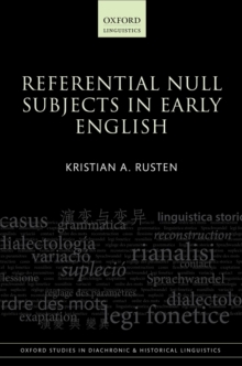 Referential Null Subjects in Early English