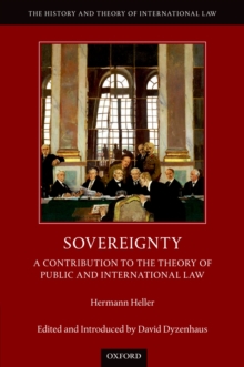 Sovereignty : A Contribution to the Theory of Public and International Law