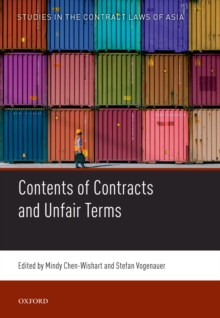 Contents of Contracts and Unfair Terms