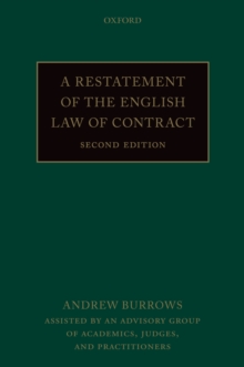 A Restatement of the English Law of Contract