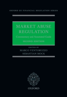 Market Abuse Regulation : Commentary and Annotated Guide