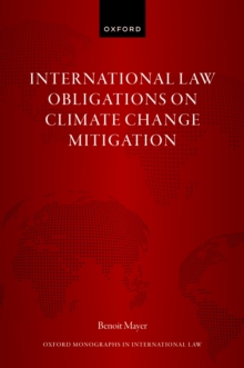 International Law Obligations on Climate Change Mitigation