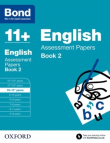 Bond 11+: English: Assessment Papers : 10-11+ Years Book 2, Paperback Book Bond 11+: English: Assessment Papers : 10-11+ Years Book 2, Paperback Book