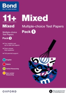 Bond 11+: Mixed: Multiple-choice Test Papers : Pack 1, Paperback Book Bond 11+: Mixed: Multiple-choice Test Papers : Pack 1, Paperback Book