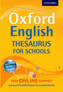 Oxford English Thesaurus for Schools, Mixed media product Book Oxford English Thesaurus for Schools, Mixed media product Book