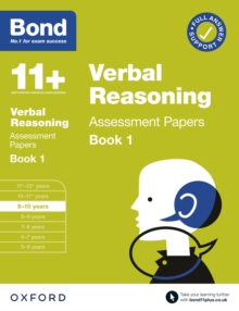 Bond 11+: Verbal Reasoning Assessment Papers Book 1 9-10 Years