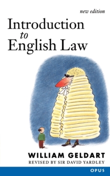 Introduction to English Law, Paperback Book Introduction to English Law, Paperback Book