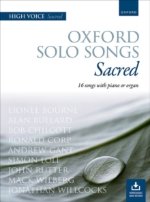 Oxford Solo Songs: Sacred : 16 songs with piano or organ
