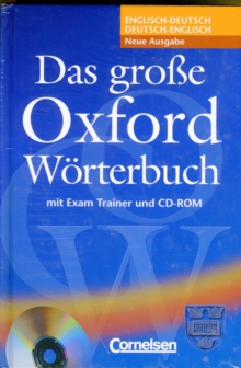 Das Grosse Oxford Worterbuch Book, CD & Trainer Pack, Mixed media product Book Das Grosse Oxford Worterbuch Book, CD & Trainer Pack, Mixed media product Book
