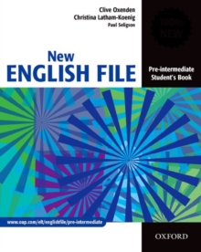 New English File Pre-intermediate: Student's Book : Six-level general English course for adults, Paperback / softback Book New English File Pre-intermediate: Student's Book : Six-level general English course for adults, Paperback / softback Book