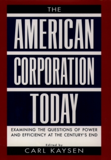 The American Corporation Today