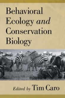 Behavioral Ecology and Conservation Biology