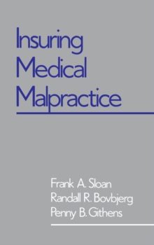 Insuring Medical Malpractice