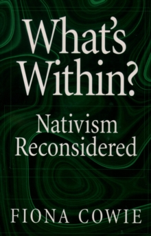 What's Within? : Nativism Reconsidered