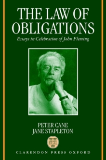 The Law of Obligations : Essays in Celebration of John Fleming