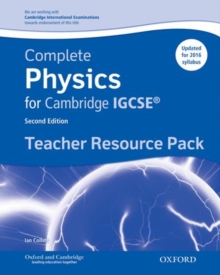 Complete Physics for Cambridge IGCSE (R) Teacher Resource Pack, Mixed media product Book Complete Physics for Cambridge IGCSE (R) Teacher Resource Pack, Mixed media product Book