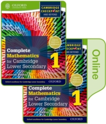 Complete Mathematics for Cambridge Lower Secondary Book 1 : Print and Online Student Book, Mixed media product Book Complete Mathematics for Cambridge Lower Secondary Book 1 : Print and Online Student Book, Mixed media product Book
