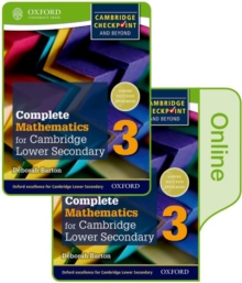 Complete Mathematics for Cambridge Lower Secondary Book 3 : Print and Online Student Book, Mixed media product Book Complete Mathematics for Cambridge Lower Secondary Book 3 : Print and Online Student Book, Mixed media product Book