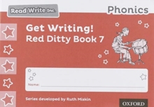 Read Write Inc. Phonics: Get Writing! Red Ditty Book 7 Pack of 10