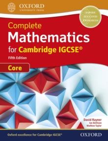 Complete Mathematics for Cambridge IGCSE(R) Core