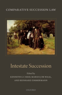 Comparative Succession Law : Volume II: Intestate Succession, Hardback Book Comparative Succession Law : Volume II: Intestate Succession, Hardback Book