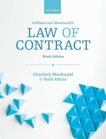 Koffman & Macdonald's Law of Contract, Paperback / softback Book Koffman & Macdonald's Law of Contract, Paperback / softback Book
