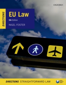 EU Law Directions, Paperback Book EU Law Directions, Paperback Book