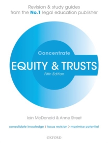 Equity & Trusts Concentrate : Law Revision and Study Guide, Paperback Book Equity & Trusts Concentrate : Law Revision and Study Guide, Paperback Book