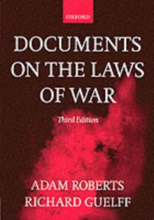 Documents on the Laws of War, Paperback Book Documents on the Laws of War, Paperback Book