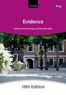 Evidence, Paperback Book Evidence, Paperback Book