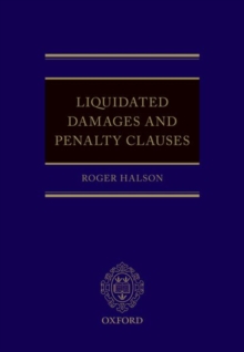 Liquidated Damages and Penalty Clauses, Hardback Book Liquidated Damages and Penalty Clauses, Hardback Book