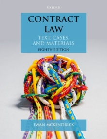 Contract Law : Text, Cases, and Materials, Paperback Book Contract Law : Text, Cases, and Materials, Paperback Book