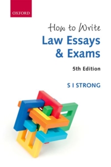 How to Write Law Essays & Exams, Paperback Book How to Write Law Essays & Exams, Paperback Book