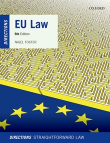 EU Law Directions, Paperback / softback Book EU Law Directions, Paperback / softback Book