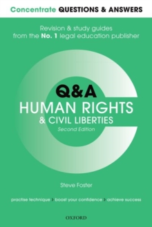 Concentrate Questions and Answers Human Rights and Civil Liberties : Law Q&A Revision and Study Guide, Paperback / softback Book Concentrate Questions and Answers Human Rights and Civil Liberties : Law Q&A Revision and Study Guide, Paperback / softback Book