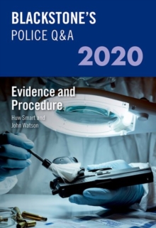 Blackstone's Police Q&A 2020 Volume 2: Evidence and Procedure, Paperback / softback Book Blackstone's Police Q&A 2020 Volume 2: Evidence and Procedure, Paperback / softback Book