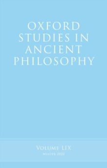 Oxford Studies in Ancient Philosophy, Volume 59